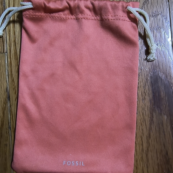 Fossil sunglasses, black and tan marbled with orange carrying case - Picture 9 of 10